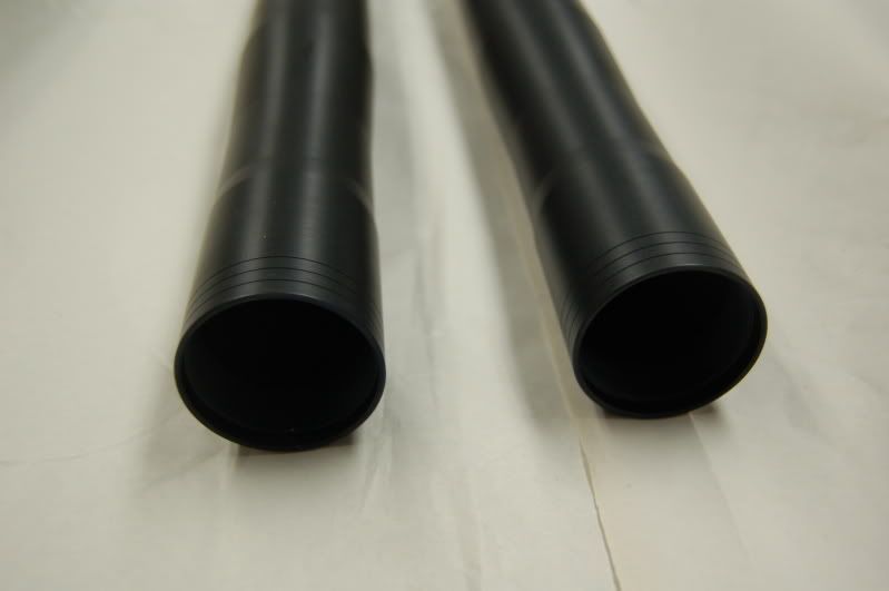 ReAnodizing Fork Tubes Cafe Husky